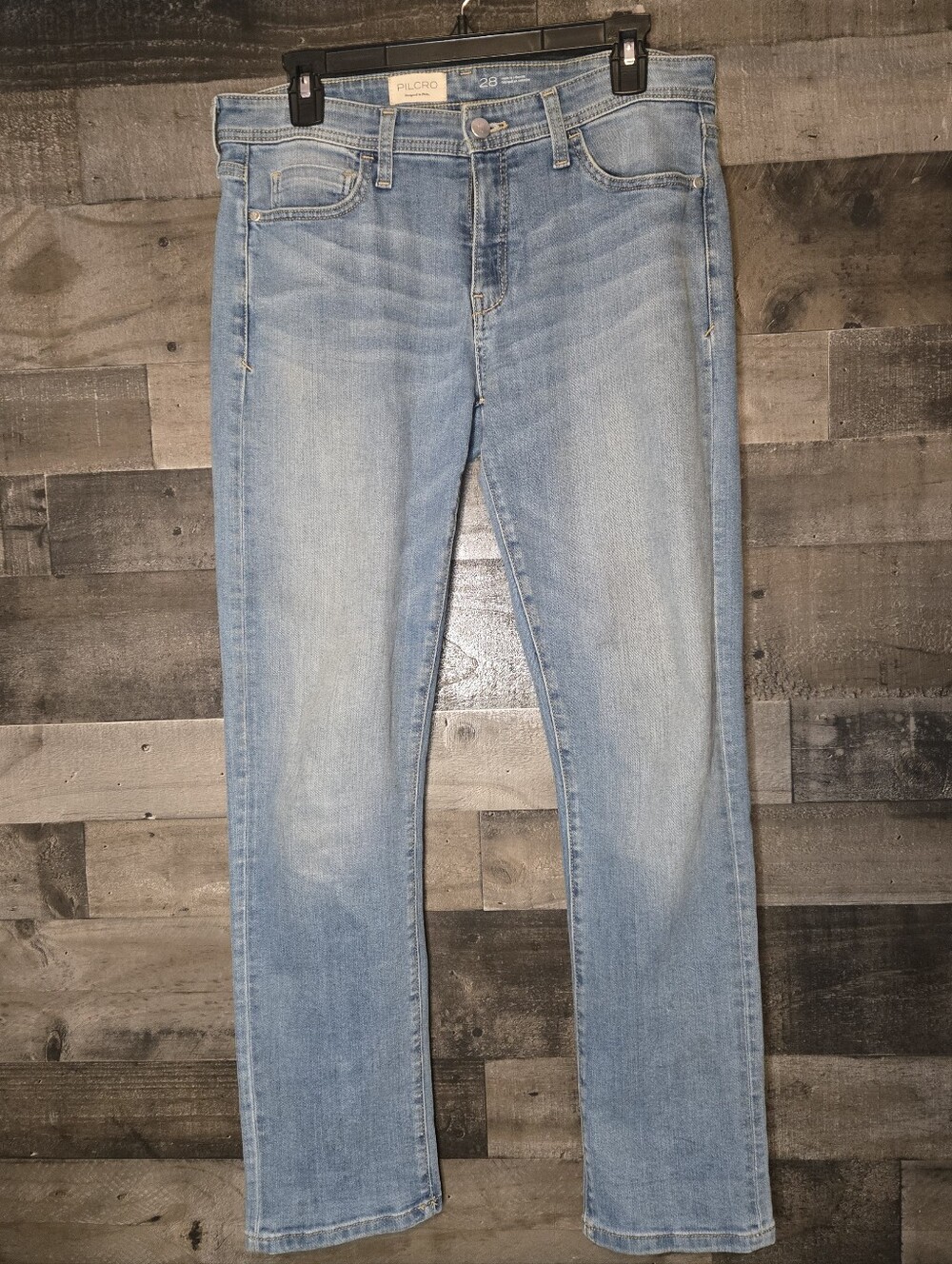 Pilcro Light Blue Slim Straight Women's Jeans